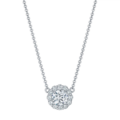 Tacori Necklaces in White Gold containing Diamond FP 803 RD 6 FW