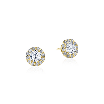 csv_image Tacori Earring in Yellow Gold containing Diamond FE 809 RD 6.5 FY