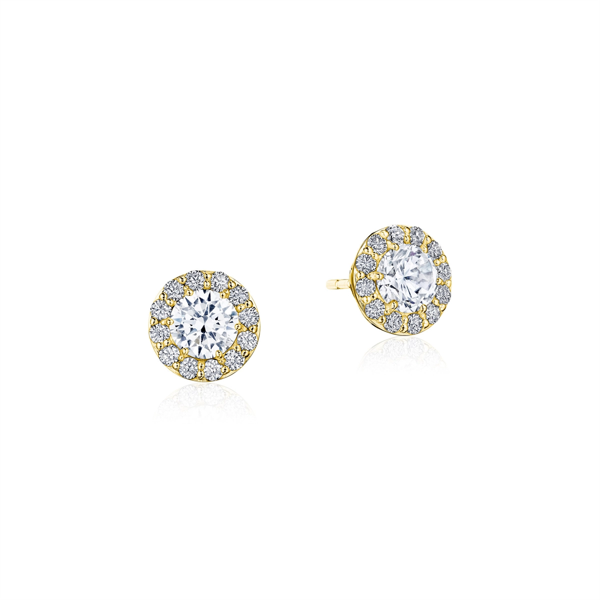 Tacori Earrings in Yellow Gold containing Diamond FE 809 RD 6.5 FY