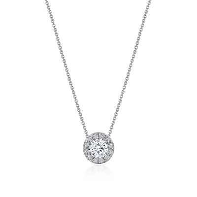 Tacori Necklaces in White Gold containing Diamond FP 809 RD 5 FW