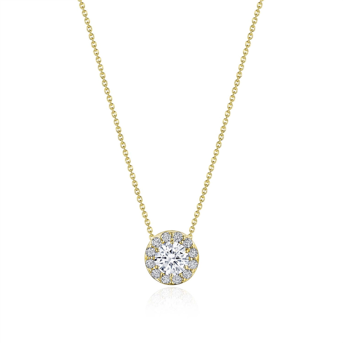 Tacori Necklaces in Yellow Gold containing Diamond FP 809 RD 5 FY
