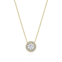Tacori Necklaces in Yellow Gold containing Diamond FP 809 RD 6.5 FY