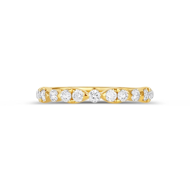 Wedding Bands Wedding Rings in Yellow Gold containing Diamond 402136