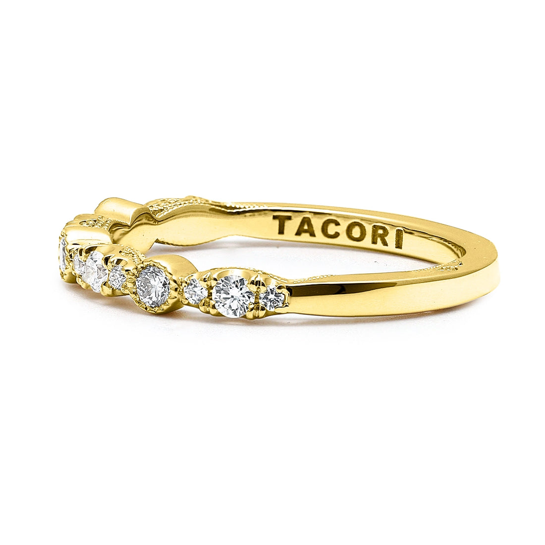 Tacori Wedding Rings in Yellow Gold containing Diamond 402440