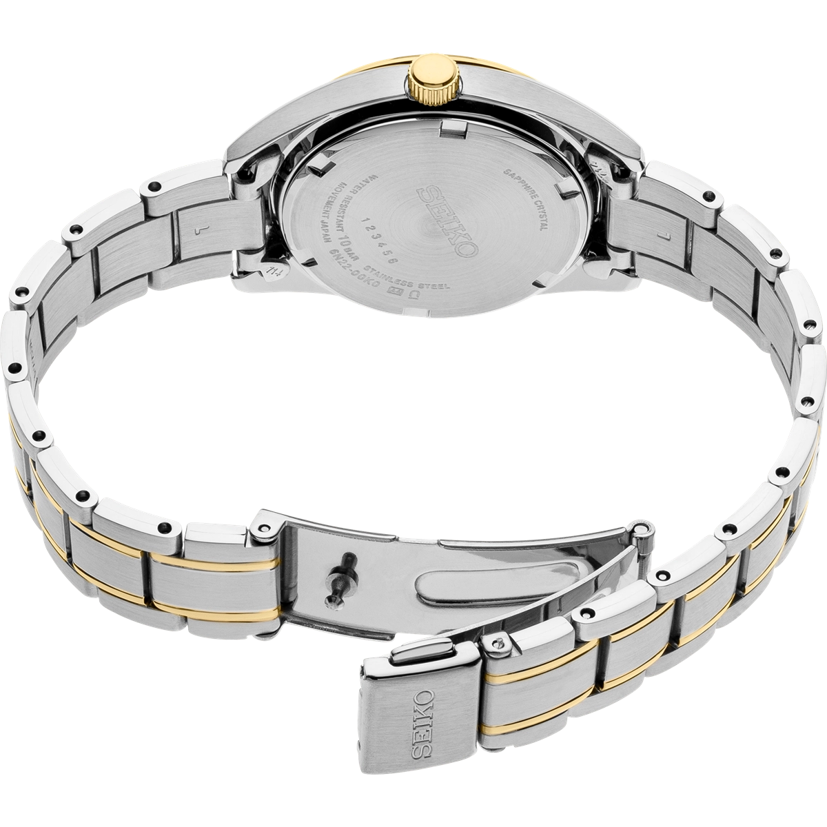 Seiko watch in Mixed Metals SUR636