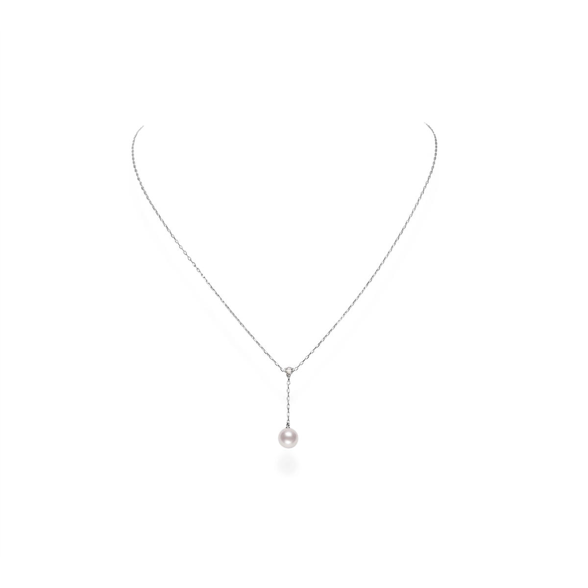 Mikimoto Necklaces in White Gold containing Multi-gemstone, Diamond, Pearl MPQ10088ADXW