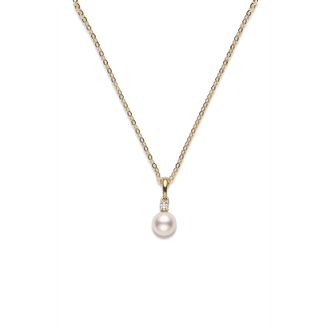 Mikimoto Necklaces in Yellow Gold containing Multi-gemstone, Diamond, Pearl PPS803DK