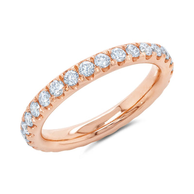 csv_image Wedding Bands Wedding Ring in Rose Gold containing Diamond 402909