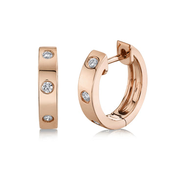 Earrings Earrings in Rose Gold containing Diamond 402958