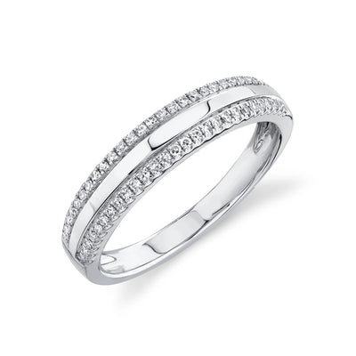 csv_image Wedding Bands Ring in White Gold containing Diamond 403015