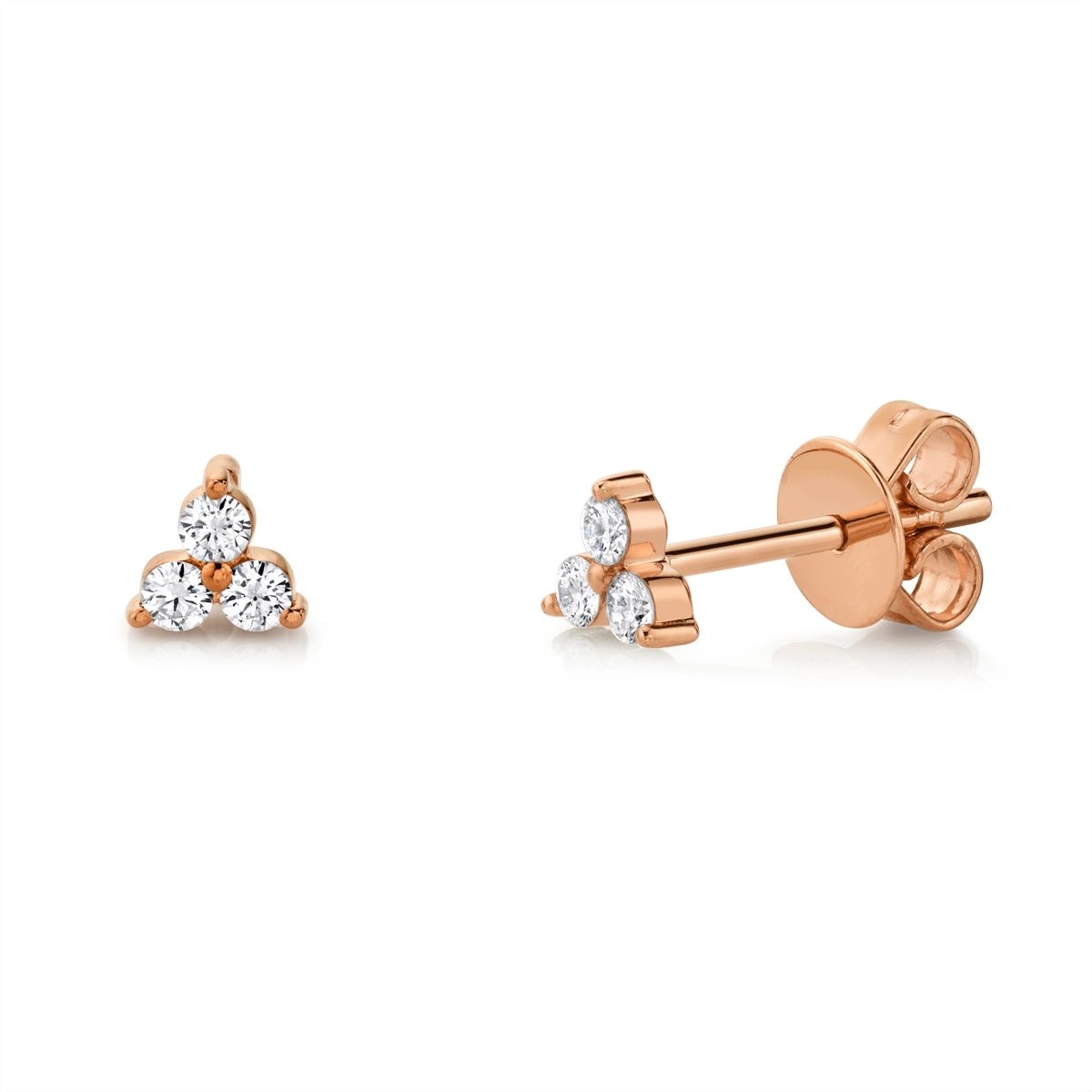 Earrings Earrings in Rose Gold containing Diamond 403087
