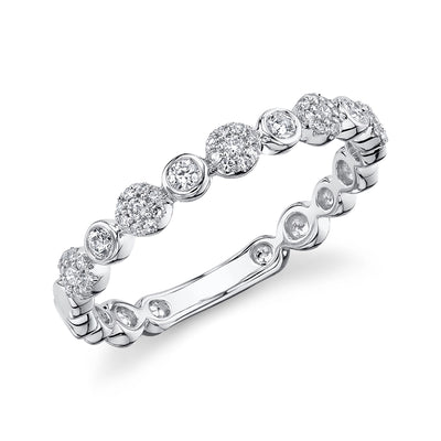 csv_image Wedding Bands Ring in White Gold containing Diamond 403089