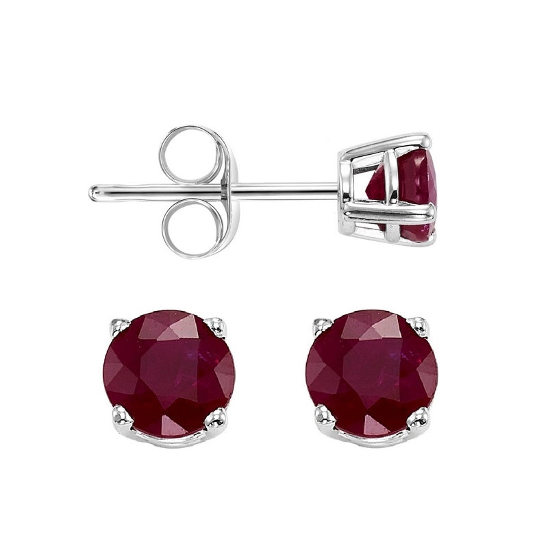 Earrings Earrings in White Gold containing Garnet 403208