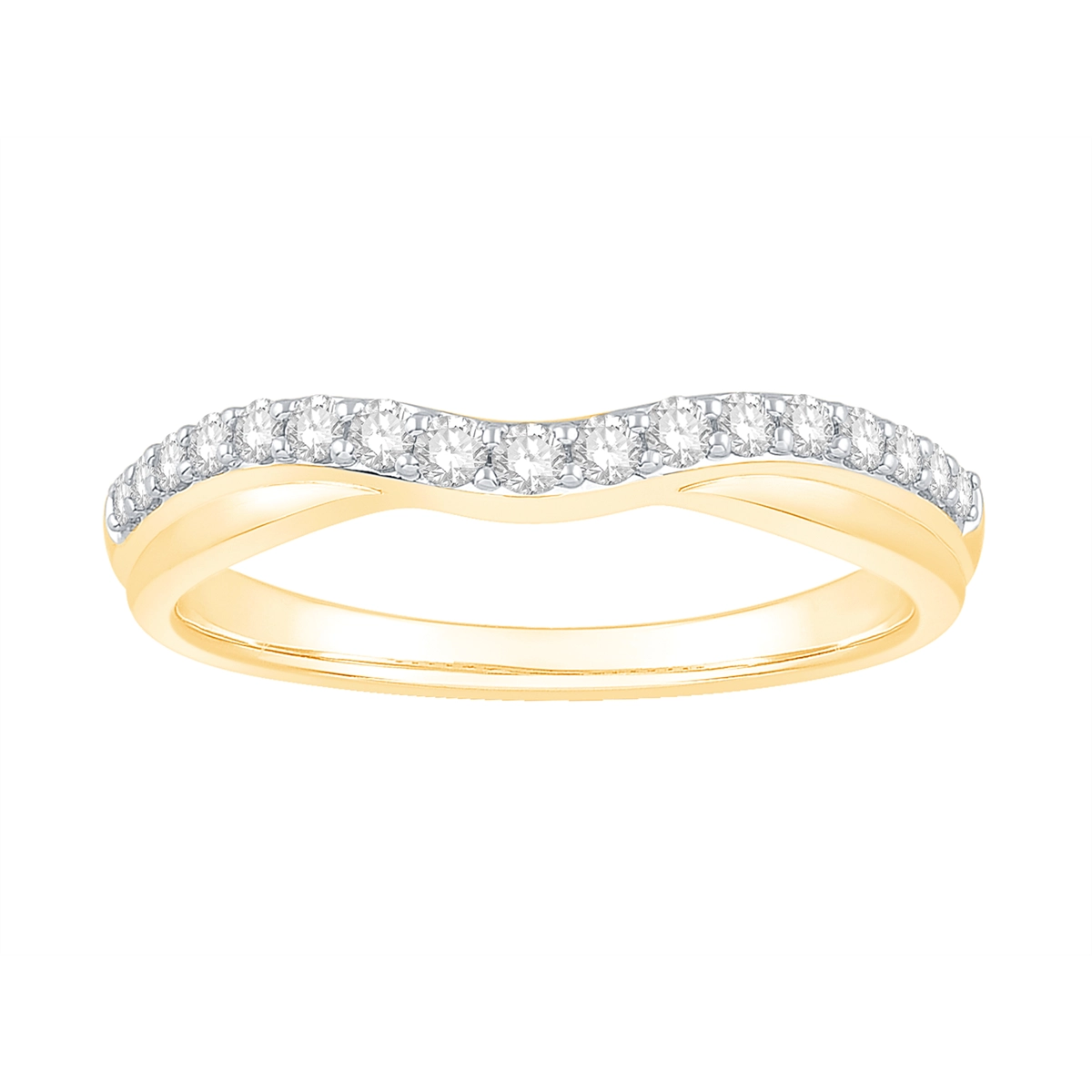 Wedding Bands Wedding Rings in Yellow Gold containing Diamond 403516