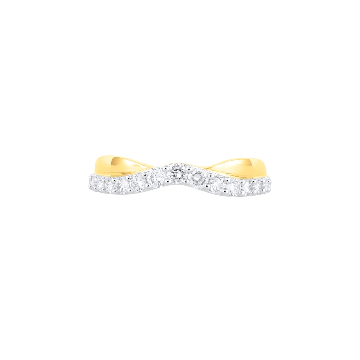 Wedding Bands Wedding Rings in Yellow Gold containing Diamond MJWR2759DI14Y070