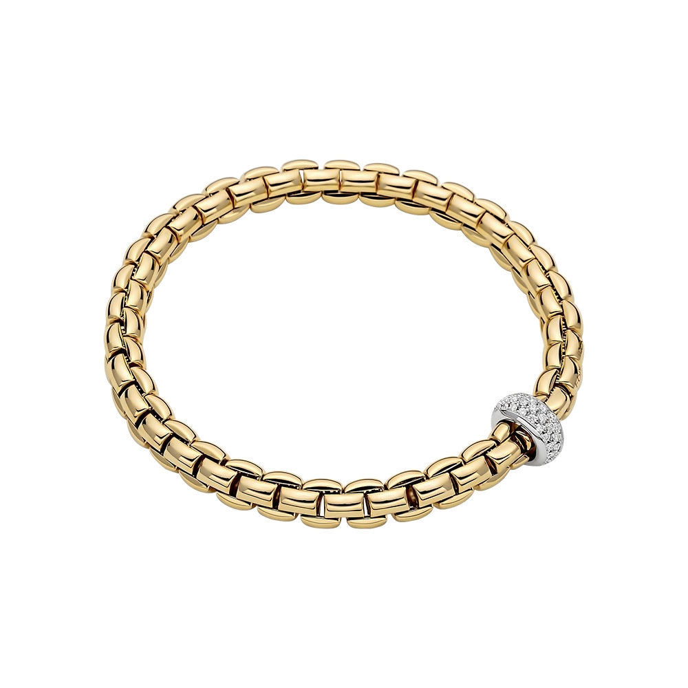FOPE Bracelets in Mixed Metals containing Diamond 70705BX_PB_G_XBX_00M