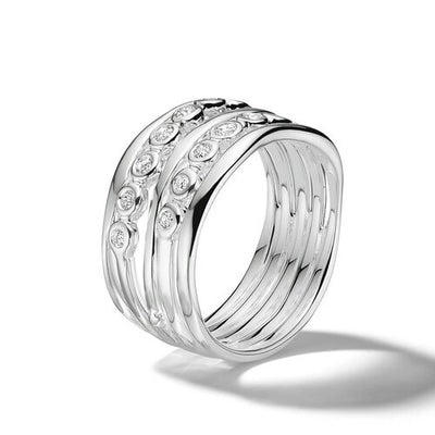 csv_image Ippolita Ring in Silver containing Diamond SR080DIA