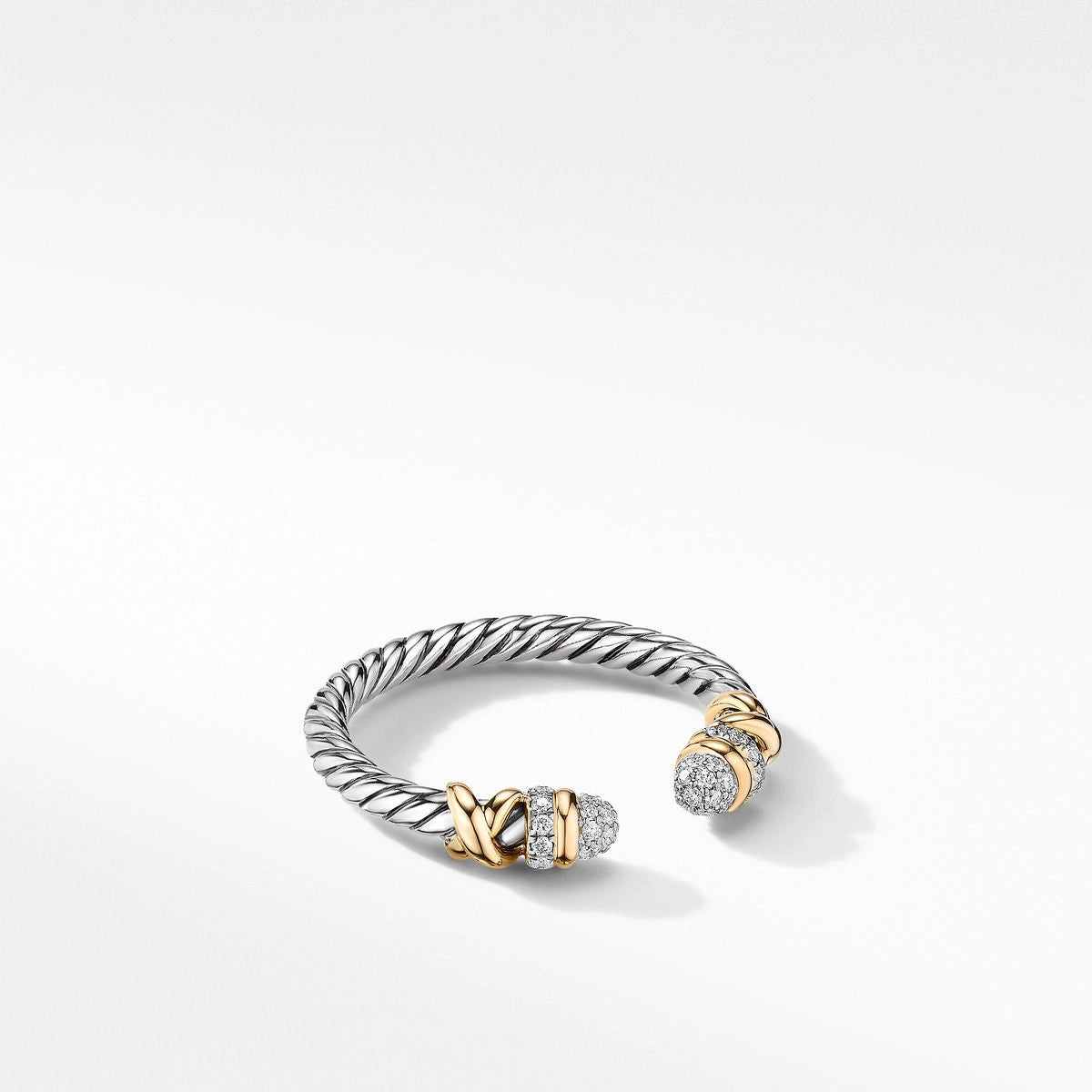 David Yurman Rings in Mixed Metals containing Diamond R16709DS8ADI6