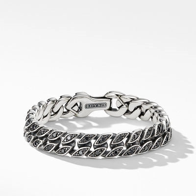 David Yurman Bracelets in Silver containing Black diamond B25303MSSABDM