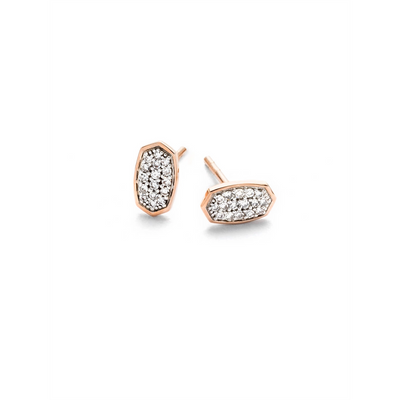 Kendra Scott Earrings in Rose Gold containing Diamond 4217715902