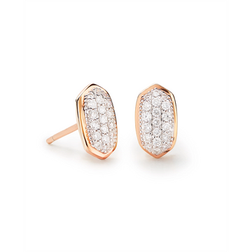 Kendra Scott Earrings in Rose Gold containing Diamond 4217713758
