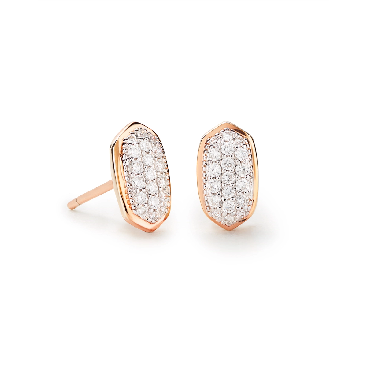 Kendra Scott Earrings in Rose Gold containing Diamond 4217713758