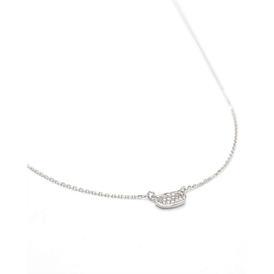 Kendra Scott Necklaces in White Gold containing Diamond 4217716063