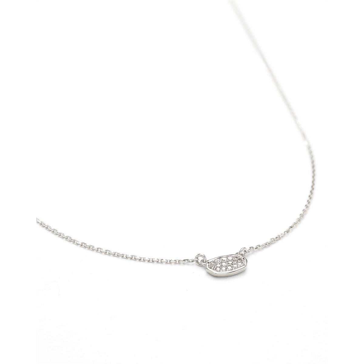 Kendra Scott Necklaces in White Gold containing Diamond 4217716063
