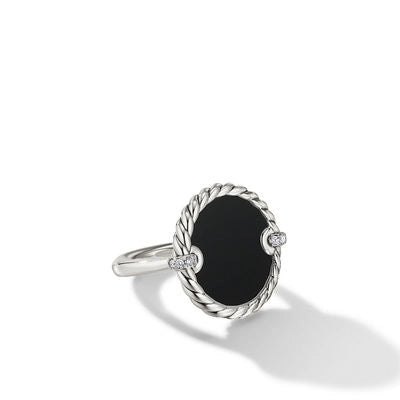 David Yurman Rings in Silver containing Black onyx, Multi-gemstone, Diamond R17015DSSDBODI7