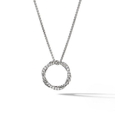 David Yurman Necklaces in Silver containing Diamond N16516DSSADI17