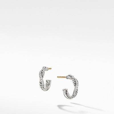 David Yurman Earrings in Silver containing Diamond E16513DSSADI