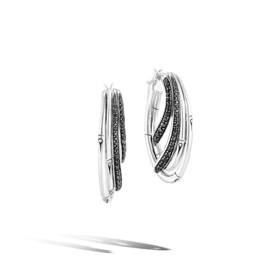 John Hardy Earrings in Silver containing Other, Multi-gemstone EBS500674BLS