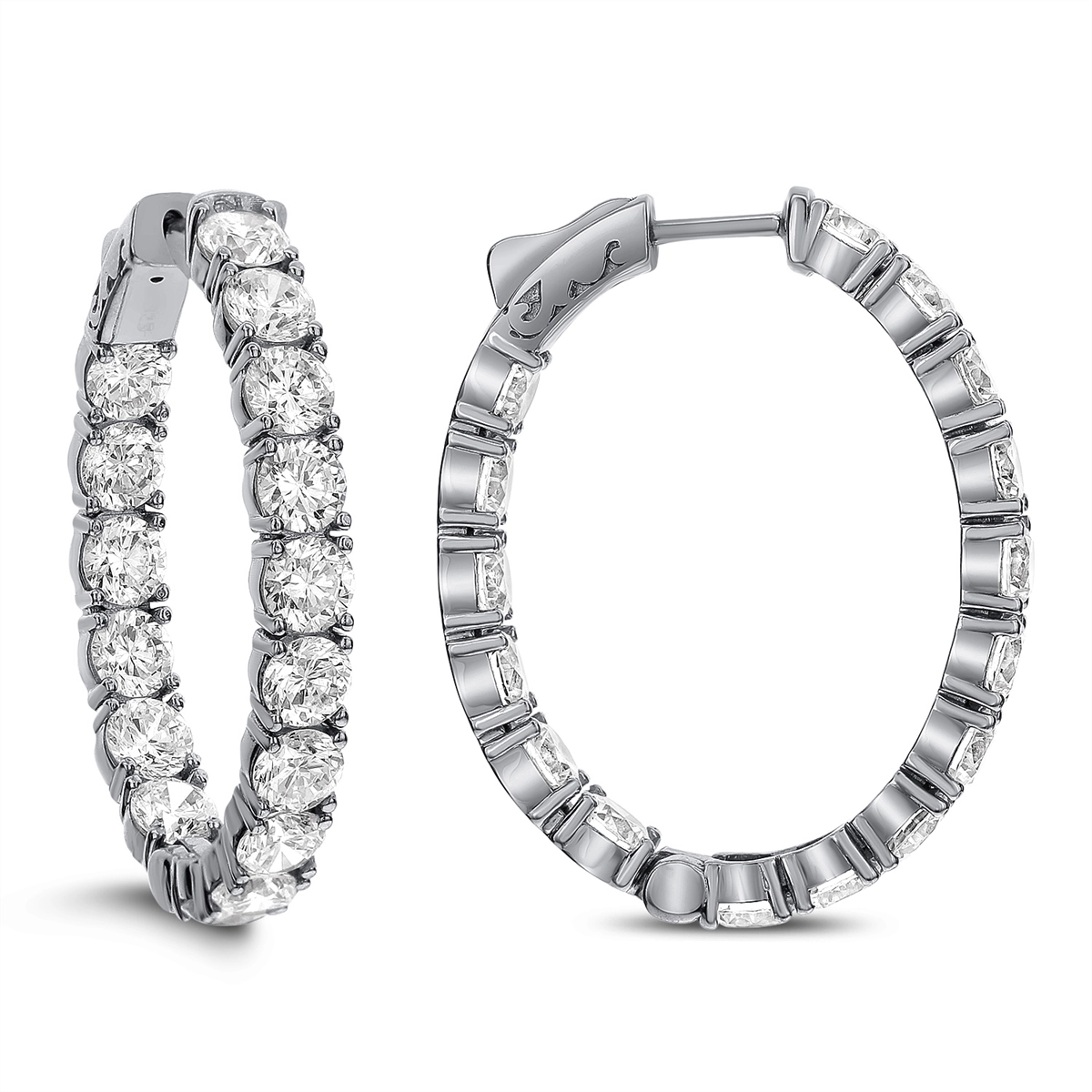 Earrings Earrings in White Gold containing Diamond 404736