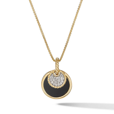 David Yurman Necklaces in Yellow Gold containing Mother of pearl, Black onyx, Multi-gemstone, Diamond N16807D88DXMDI17