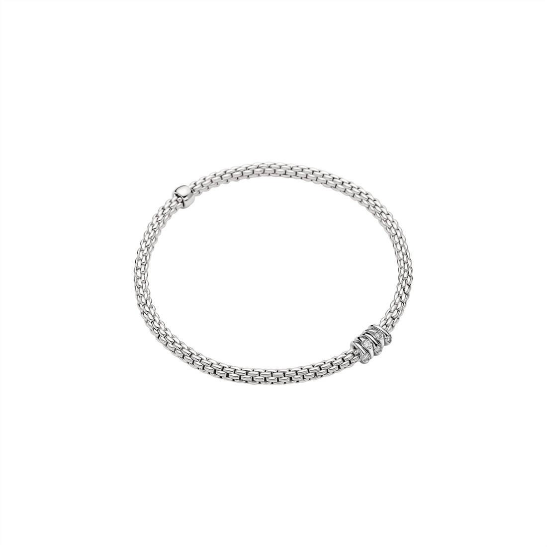 FOPE Bracelets in White Gold containing Diamond 74608BX_BB_B_XBX_00M