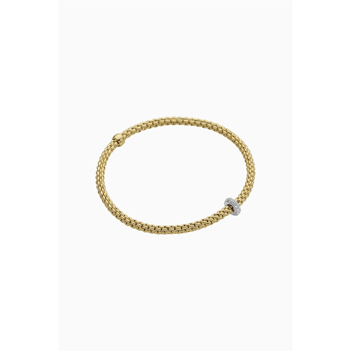 FOPE Bracelets in Mixed Metals containing Diamond 74508BX_BB_G_XBX_00S
