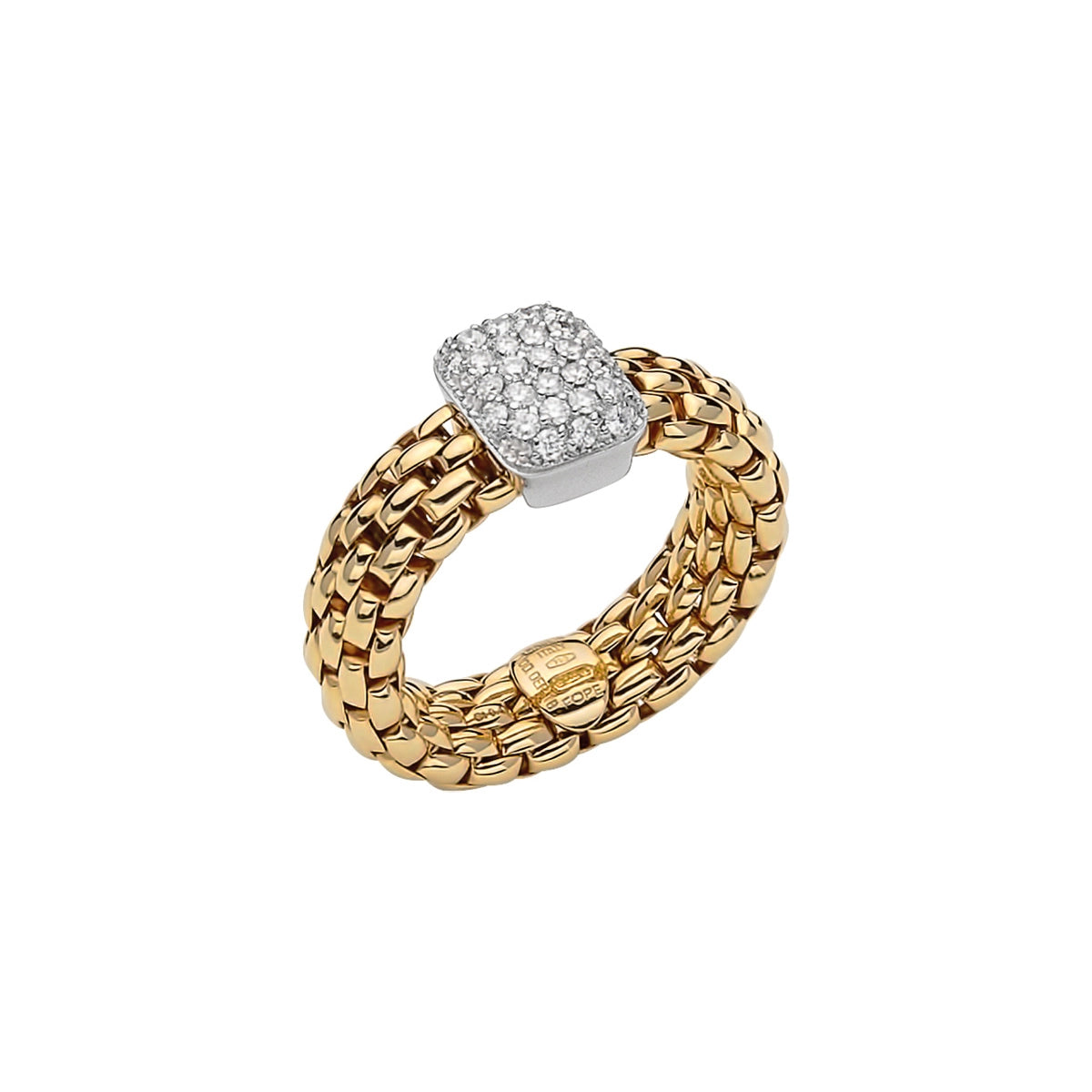FOPE Rings in Yellow Gold containing Diamond 56002AX_PB_G_XBX_00M