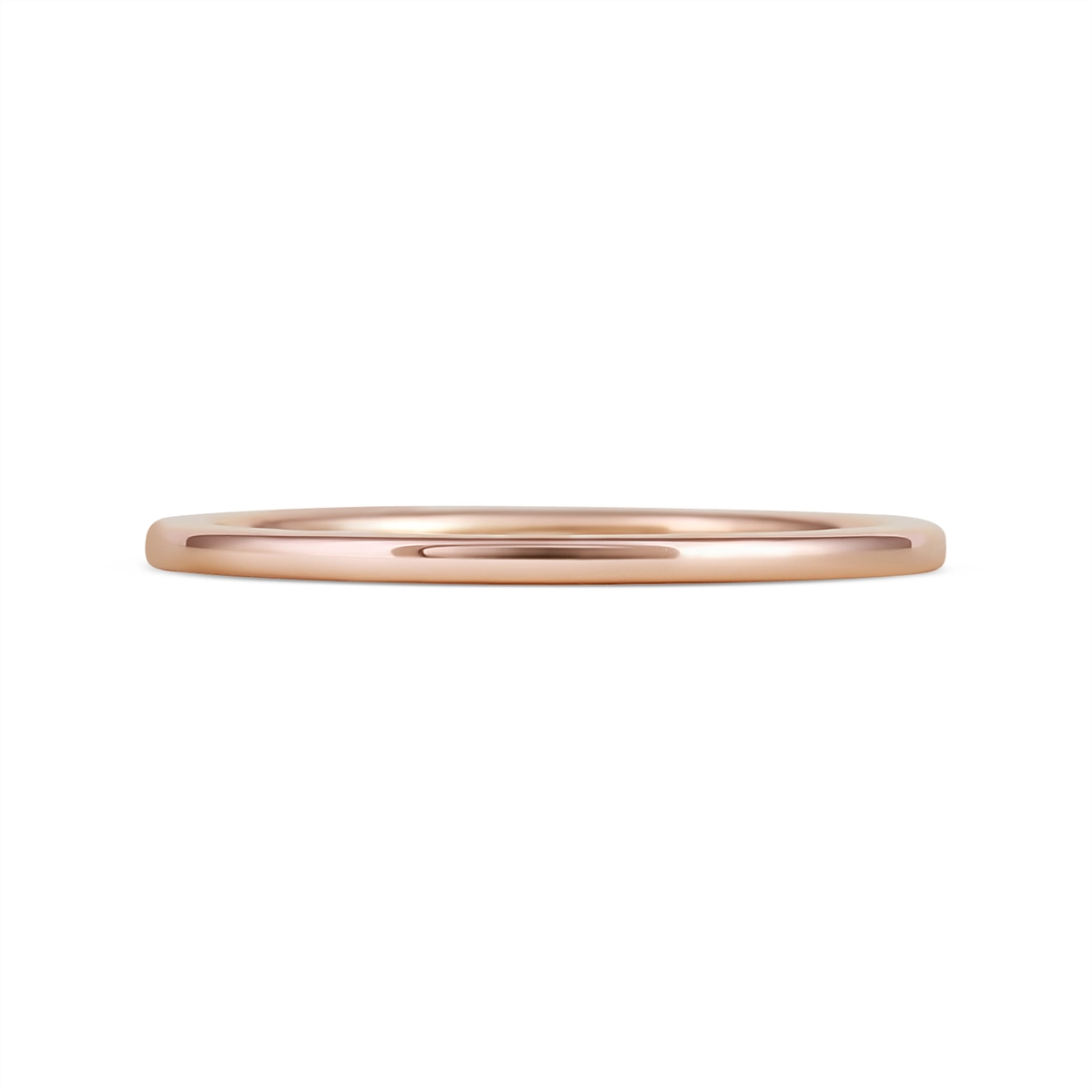 Wedding Bands Engagement in Rose Gold V8-1-FP-6.5