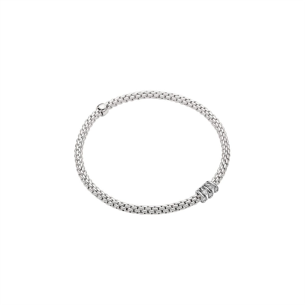 FOPE Bracelets in White Gold containing Diamond 74608BX_BB_B_XBX_00L