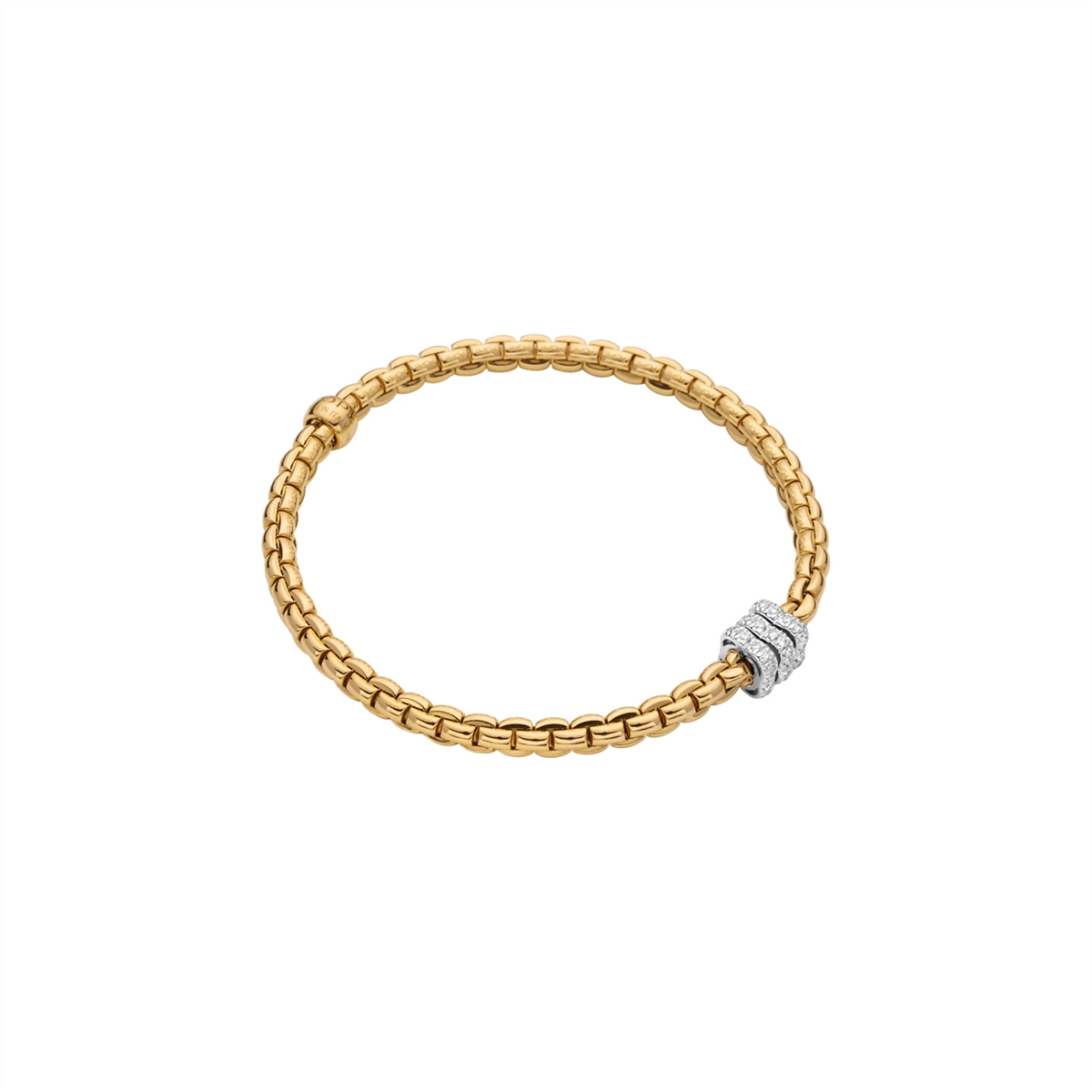 FOPE Bracelets in Yellow Gold containing Diamond 73901BX_PB_G_BBB_00M