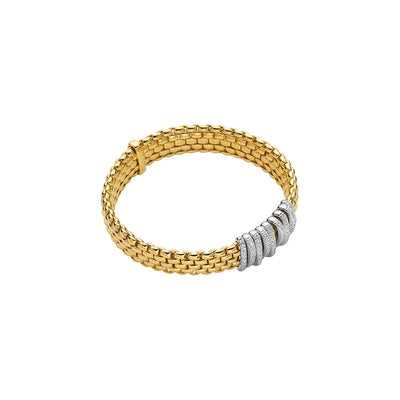 FOPE Bracelets in Mixed Metals containing Diamond 58804BX_PB_G_XBX_00M