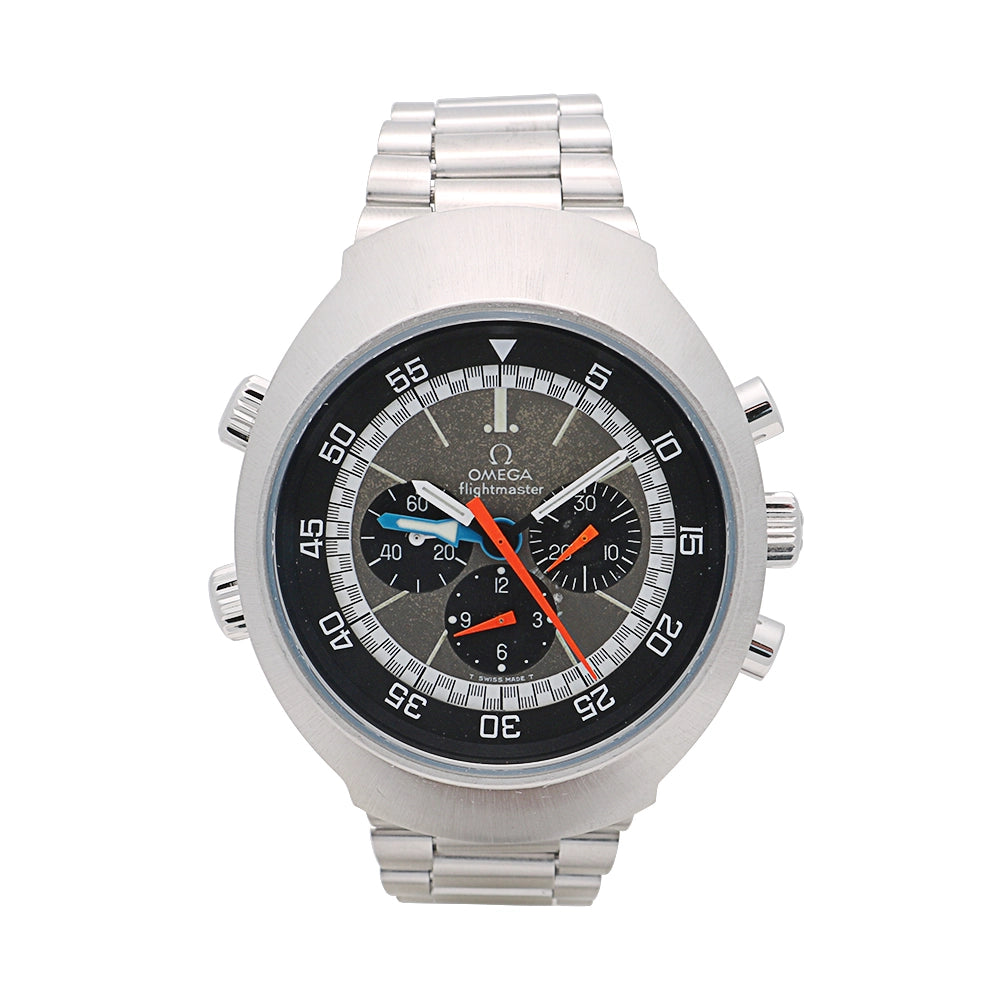Omega 1971 Flightmaster Stainless Steel Chronograph 42.5mm Manual Wind Preowned