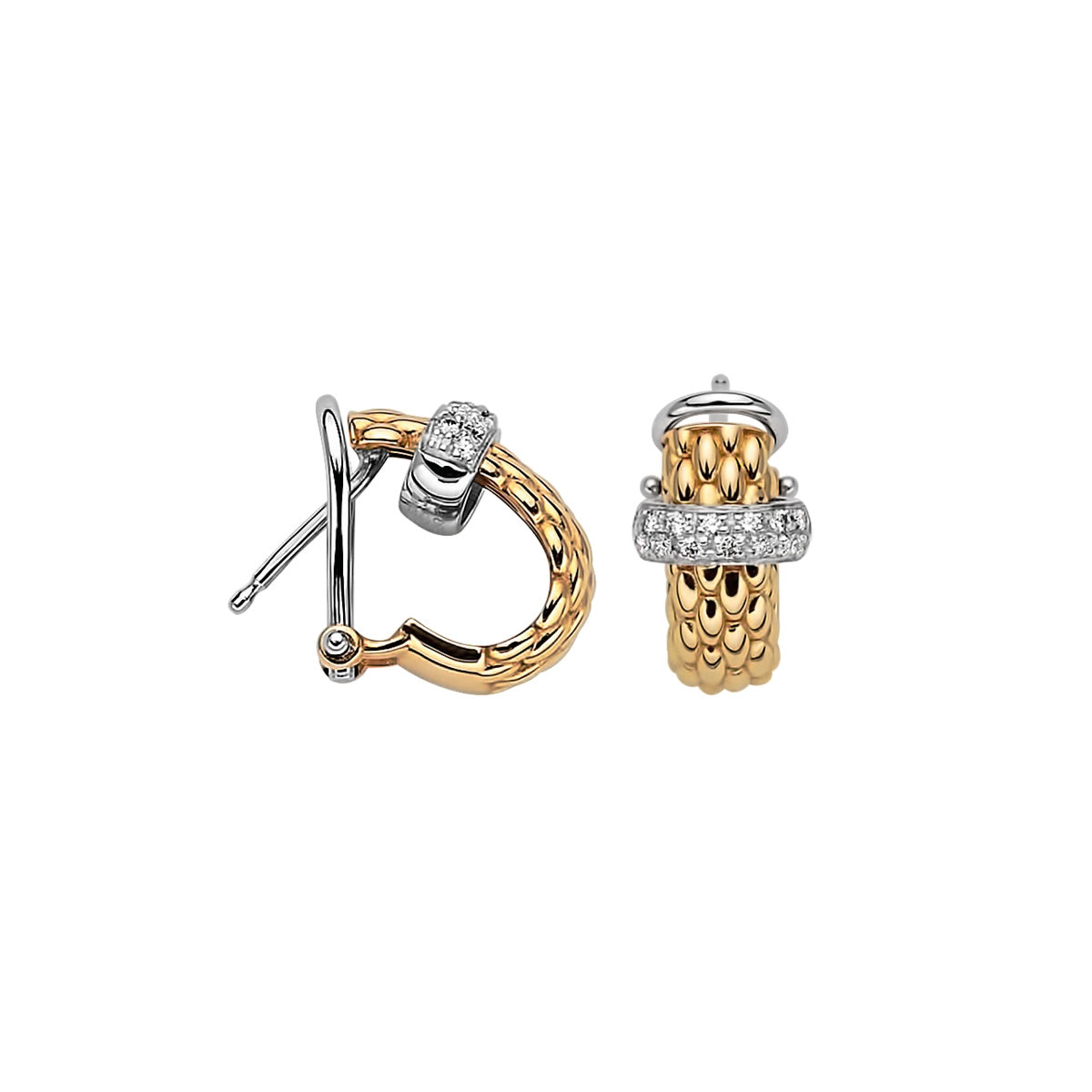 FOPE Earrings in Mixed Metals containing Diamond 56002OX_BB_G_XBX_000