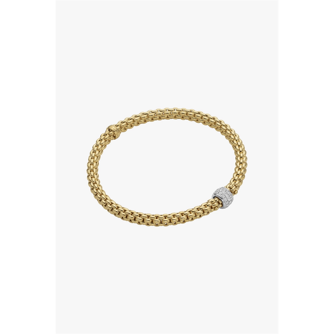 FOPE Bracelets in Mixed Metals containing Diamond 63406BX_PB_G_XBX_00S