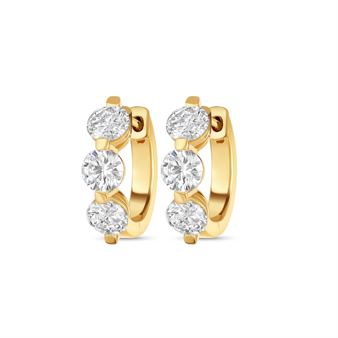 Earrings Earrings in Yellow Gold containing Diamond 406405