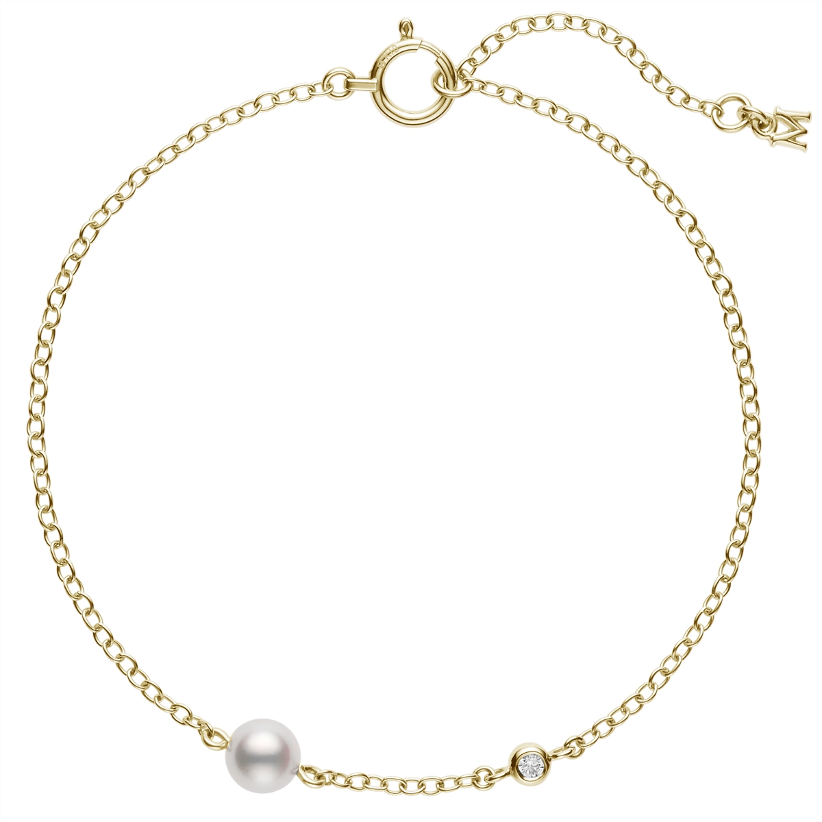 Mikimoto Bracelets in Yellow Gold containing Multi-gemstone, Diamond, Pearl MDQ10054ADXK