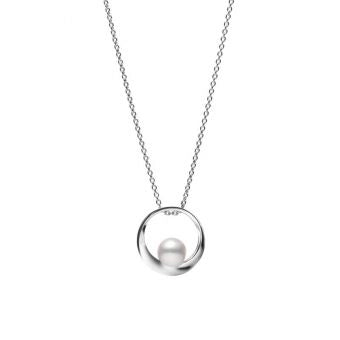 Mikimoto Necklaces in White Gold containing Pearl MPQ10151AXXW