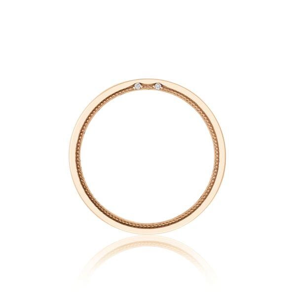 Tacori Wedding Rings in Rose Gold containing Diamond P600-5.5FR