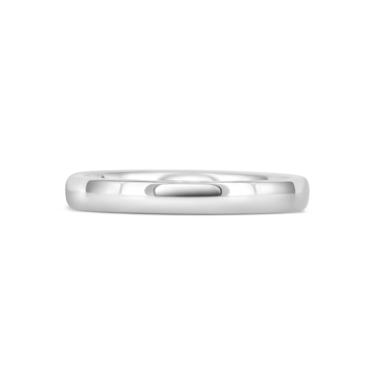 Wedding Bands Engagement in White Gold V8-2.5-FW-5.5