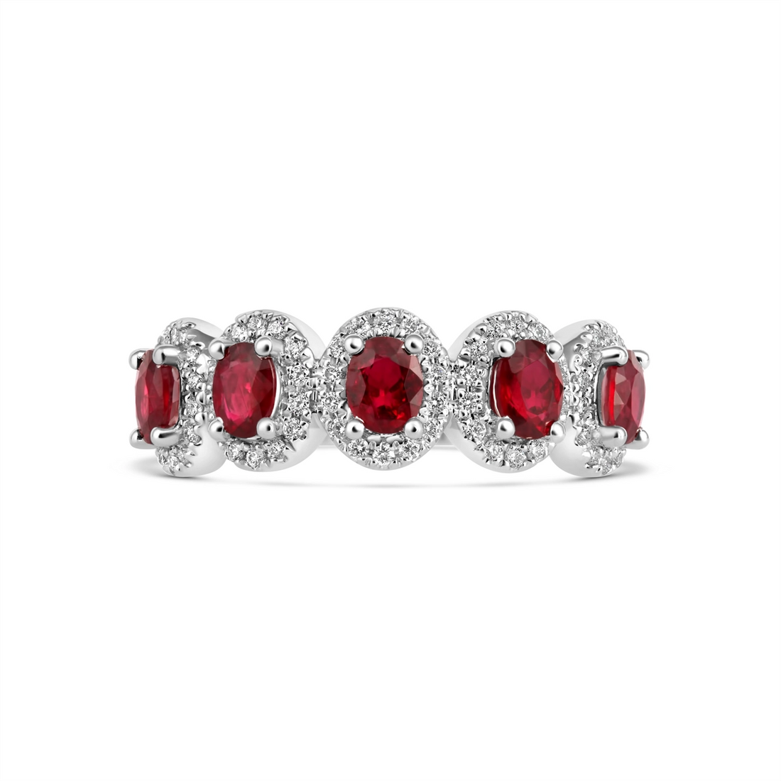 Rings Rings in White Gold containing Multi-gemstone, Diamond, Ruby 406954